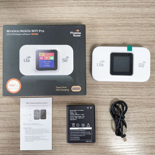 4G Portable Router LTE 5G WIFI MIFI Type-C Port Color Screen