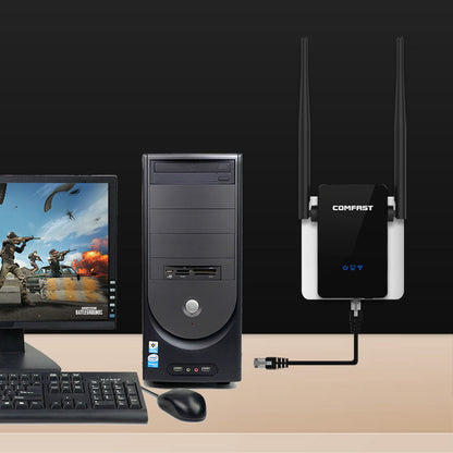 One Machine, Three-Purpose Home WIFI Signal Amplifier, Wireless Network Enhancer, Dual-Band Gigabit Router Extender