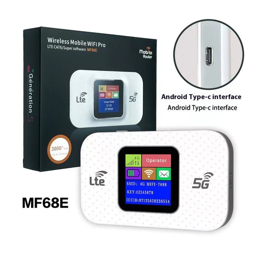 4G Portable Router LTE 5G WIFI MIFI Type-C Port Color Screen