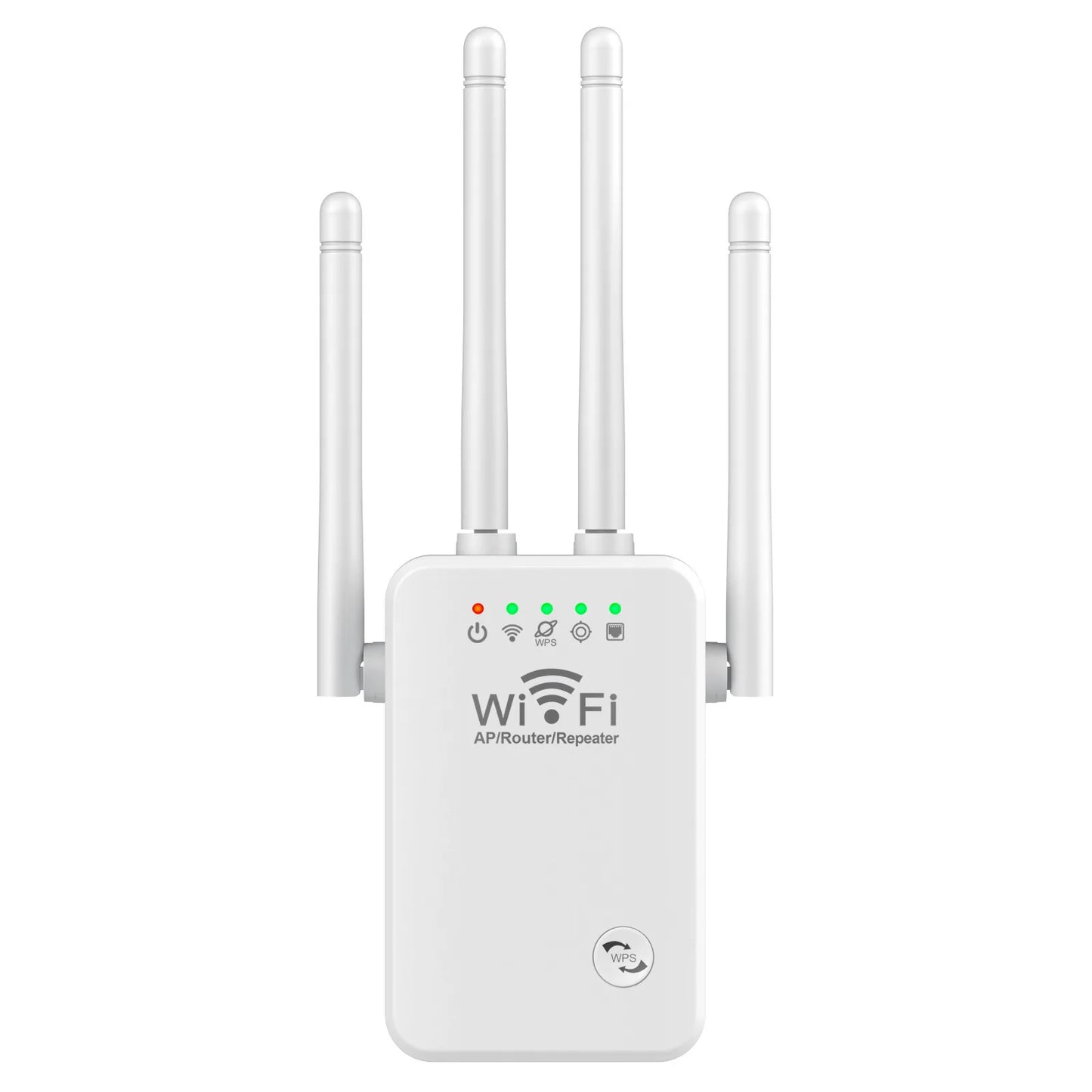 Wireless WiFi Repeater Long Range Booster 2.4GHz 300Mbps Network Amplifier