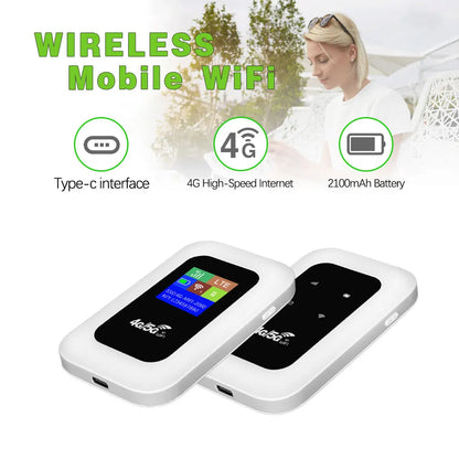 Mifis 4g Router with Sim Card Type-C High Speed Hotspot 4g Portable Wifi Router Wireless Pocket Wifi Portable