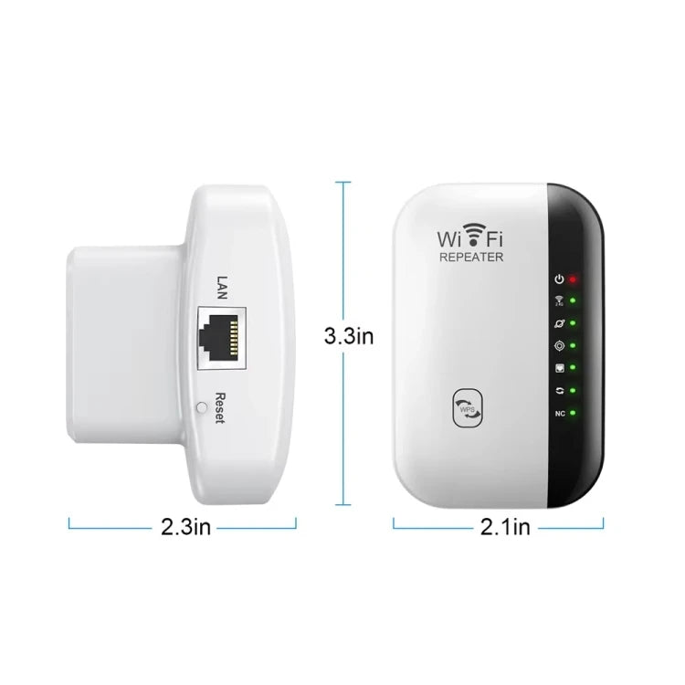 Portable 2.4G WiFi Router Signal Amplifier 300Mbps Wireless Mini WIFI Repeater
