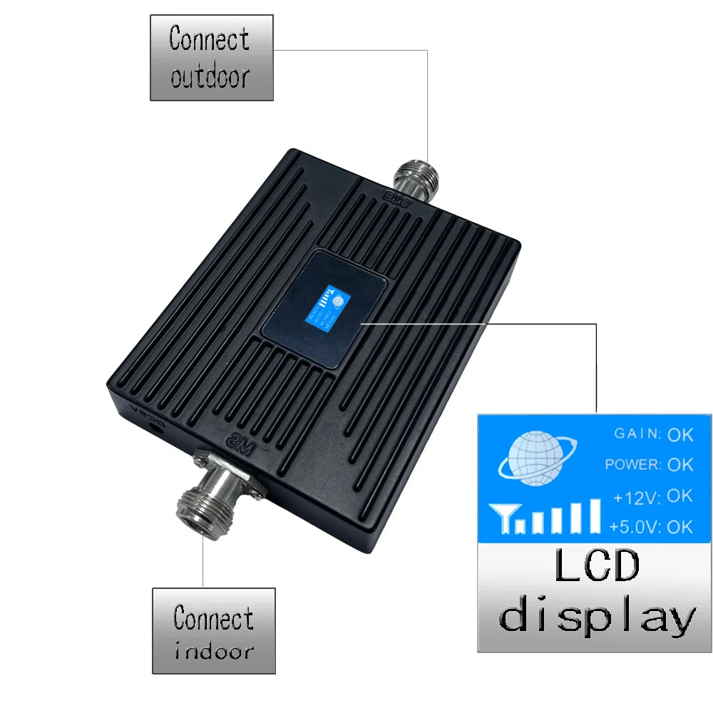 4G Mobile Phone Signal Booster Cellular Signal Amplifier Network Repeater