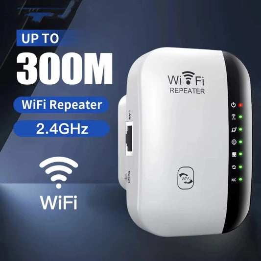 Portable 2.4G WiFi Router Signal Amplifier 300Mbps Wireless Mini WIFI Repeater